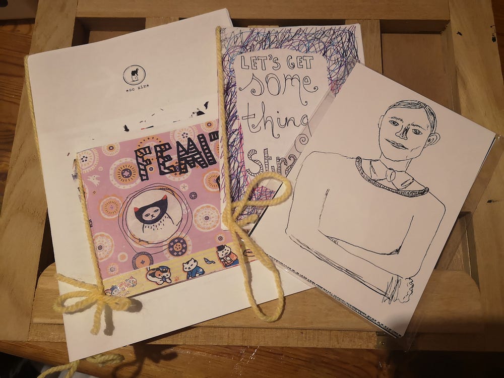 Zine Trades Part One. aka Zines Are The Next Best Thing To… by aka