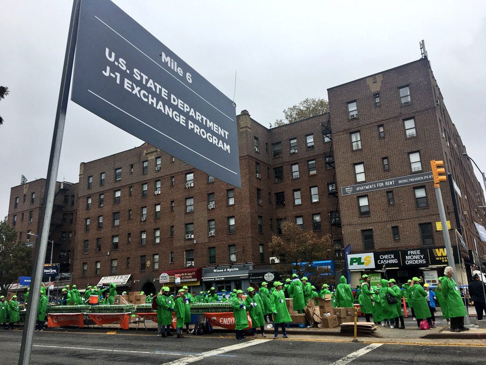 At the TCS NYC Marathon, Volunteering Is Global U.S. Department of
