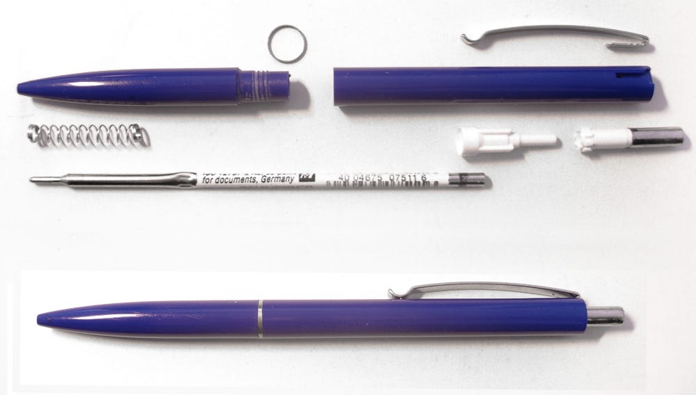 Why take apart your clicky (retractable ball) pen? by Xochitl Garcia