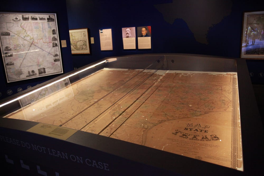An Archival Taquito — Transporting Oversized Maps to the Houston Museum