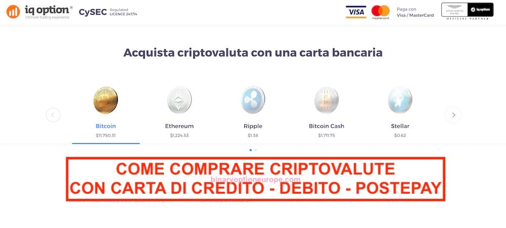 Come Comprare Criptovalute Con Carta Di Credito Debito