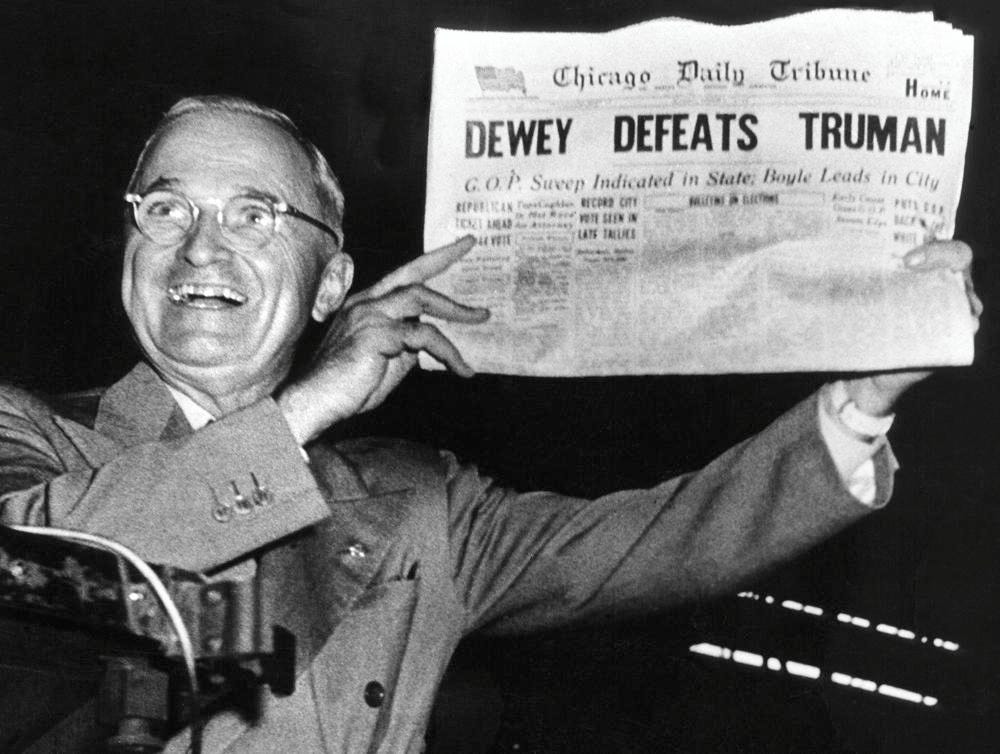 OTD in History… November 3, 1948, Truman retains the presidency in ...