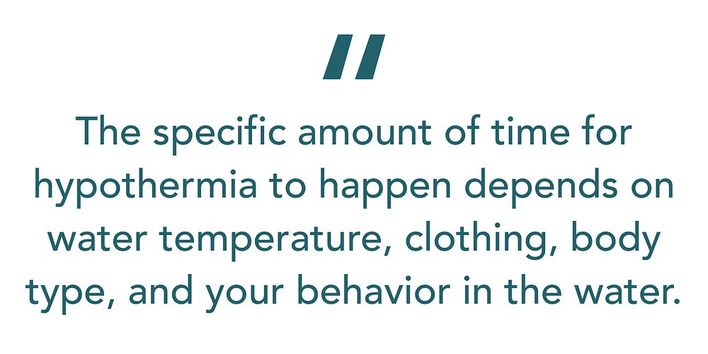 ColdWater Immersion Dangers. by R.J. Garren by Please Wear It! Medium