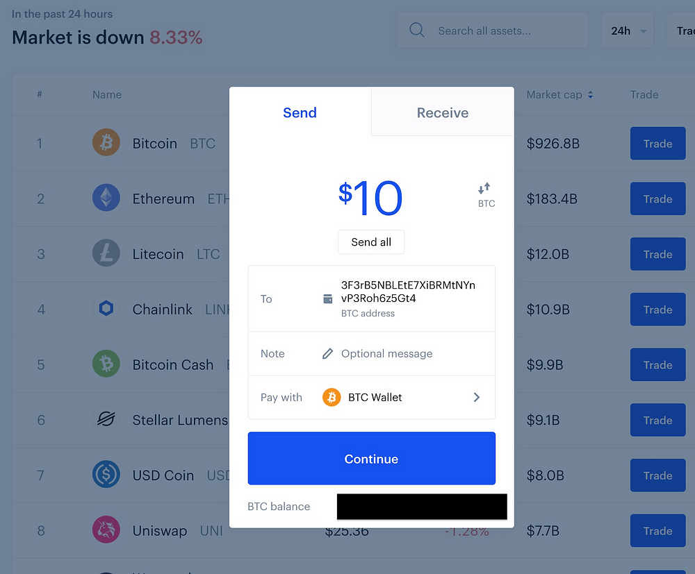 transfer coinbase to blockfi