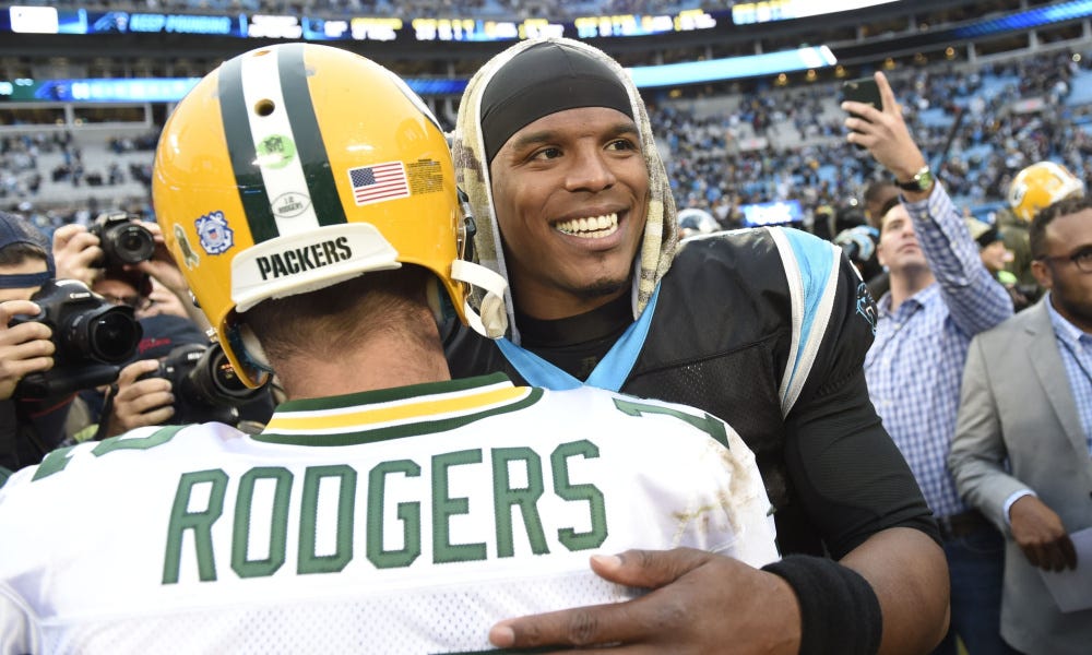 Aaron Rodgers is the Best Quarterback in the NFL and Cam Newton is