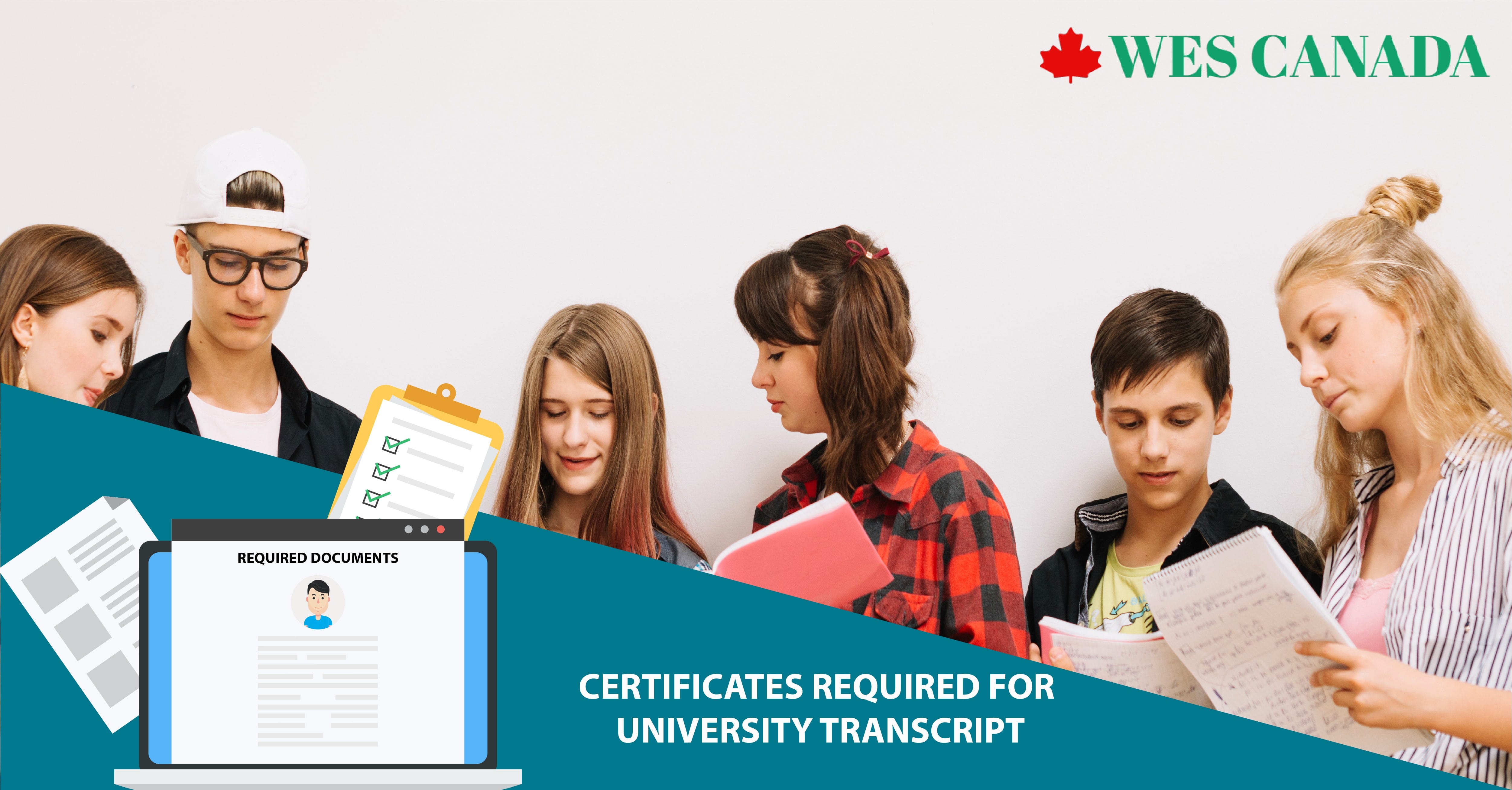 Certificates Required For University Transcript For Wes Verification