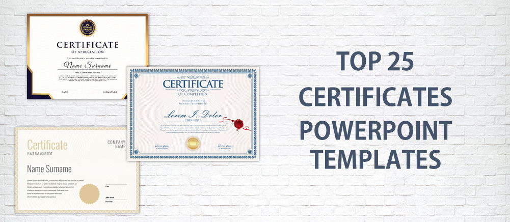 certificate design templates download free powerpoint