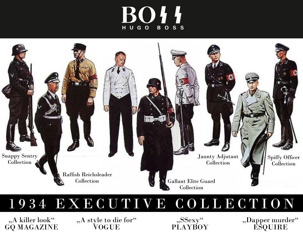 Hugo Boss: Hitler's Tailor. How Hugo Boss produced the uniforms of… | by  Andrei Tapalaga ✒️ | History of Yesterday | Medium