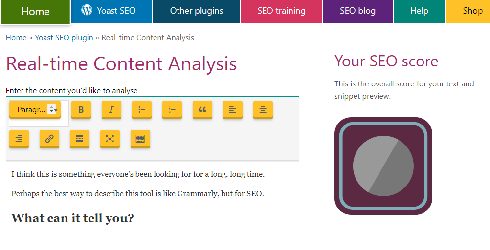 Yoast's Real-time Content Analysis is a Seriously good SEO Tool | by Craig  Britton | Medium