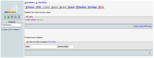 MEMBUAT DATABASE PADA PHPMYADMIN. PHPMyadmin | by NURLIA - | Medium
