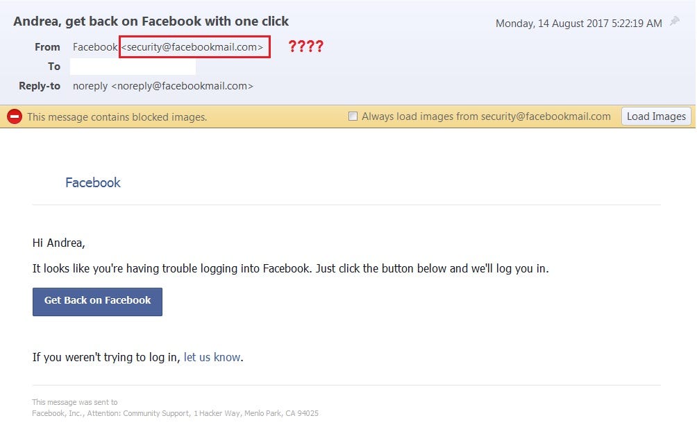 Facebook Email Scam Or Not By A C Flory Tikh Tokh Medium Facebook Email Scam Or Not By A C Flory Tikh Tokh Medium