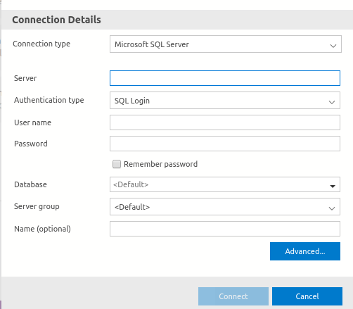 Connect Azure Data Studio to SQL server in a docker container | by ...