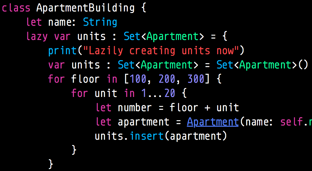 Swift Lazy Properties. TL;DR LazyProperties.playground by Brennan