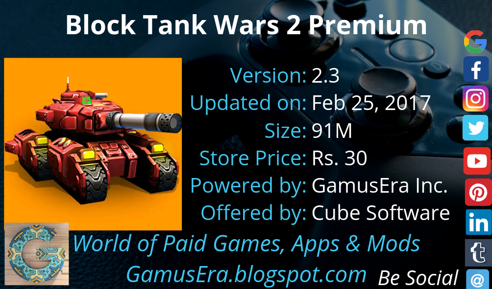 Block Tank Wars 2 Premium Keepgoing Keepsupporting Keepmotivating Gamusera Kbye By Gamusera Medium