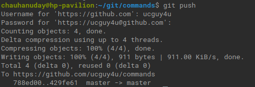 git push