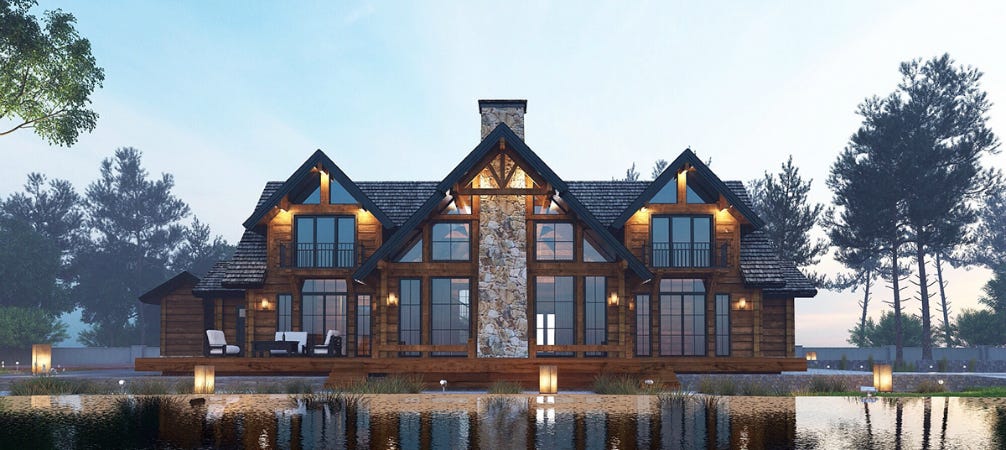 Unique Decorating Ideas Modern Chalet By Olga Protsenko