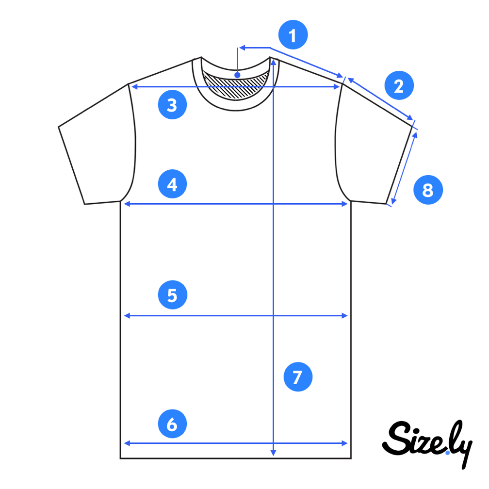 How to Measure a T-Shirt?. Before we start with the measuring, lay… | by  Sizely | Medium