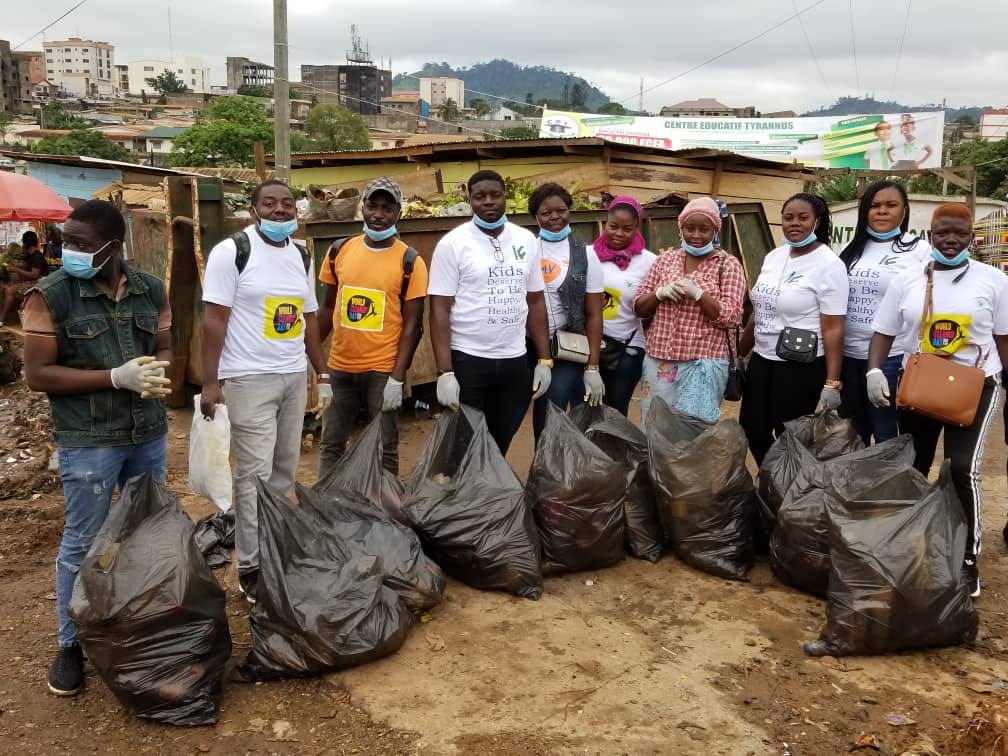 Iccdi Africa Volunteers In Cameroon Cleanup Biyem I To Mark Iccdi Africa Volunteers In Cameroon