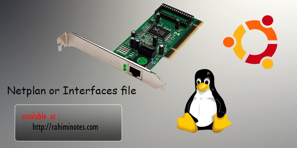 Netplan or Interfaces File. In GNU/Linux or Unixlike operating… by