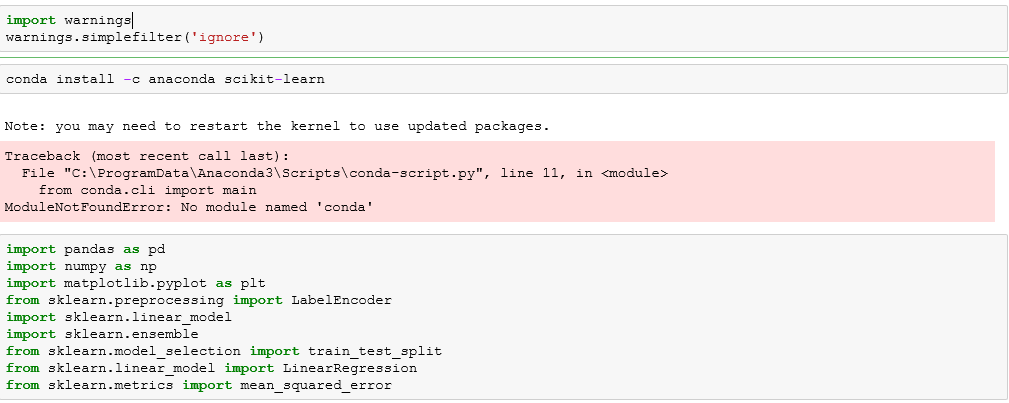 sales prediction using python