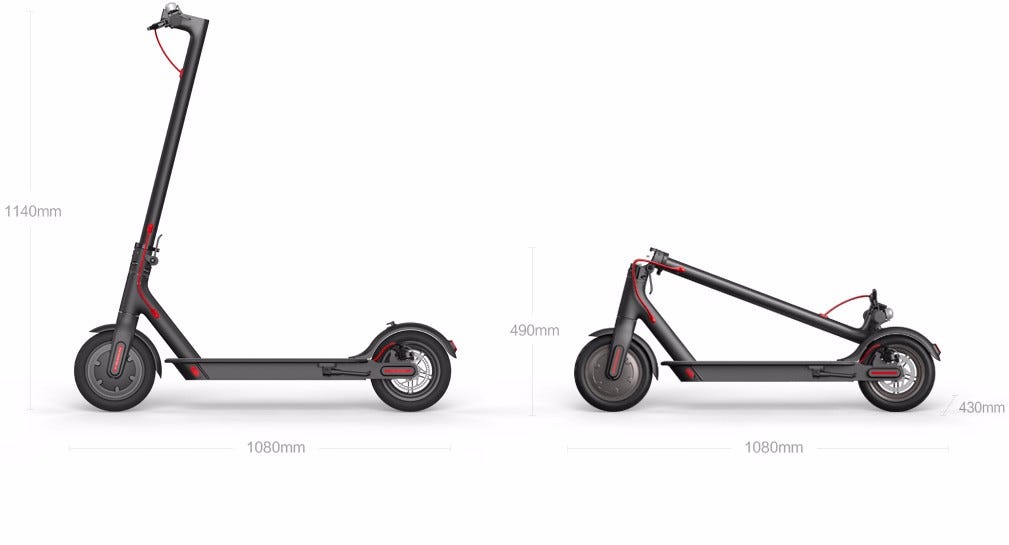 xiaomi m365 folding two wheels electric scooter