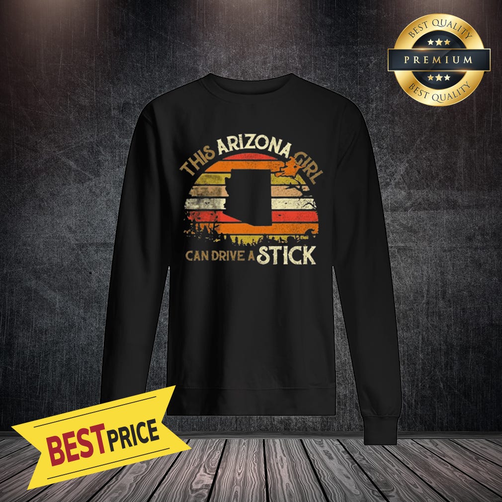 Vintage This Arizona Girl Can Drive A Stick Pumpkin Halloween Patriots Shirt By 4 Dilinh Medium