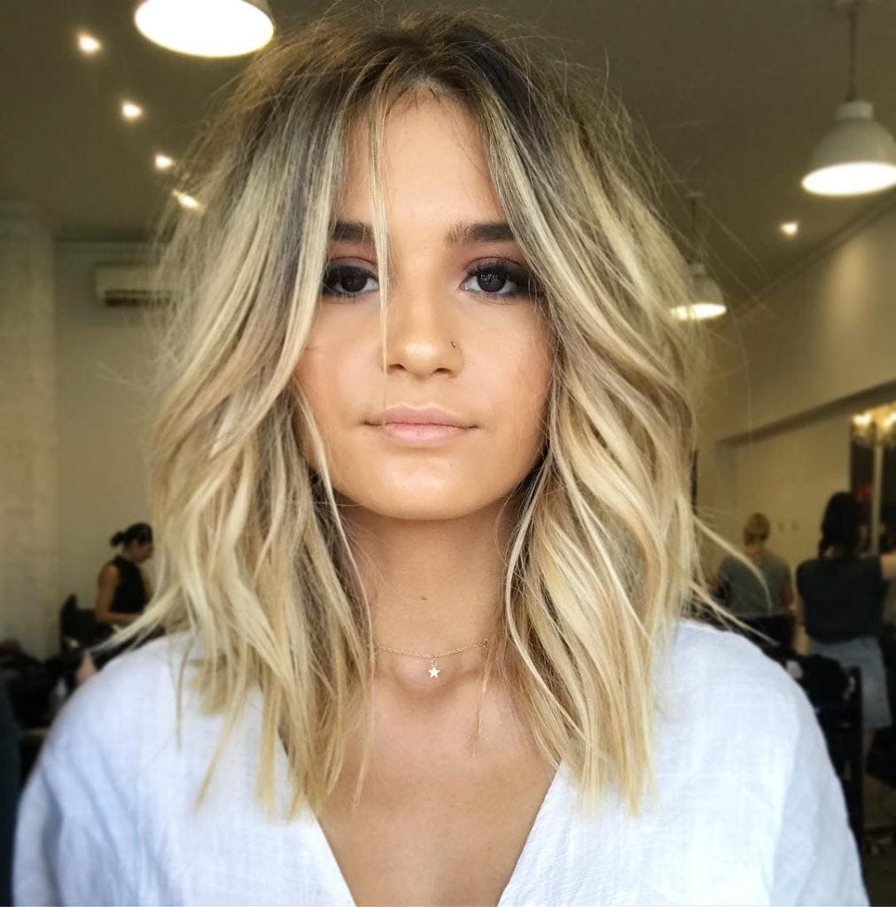 textured waves hair