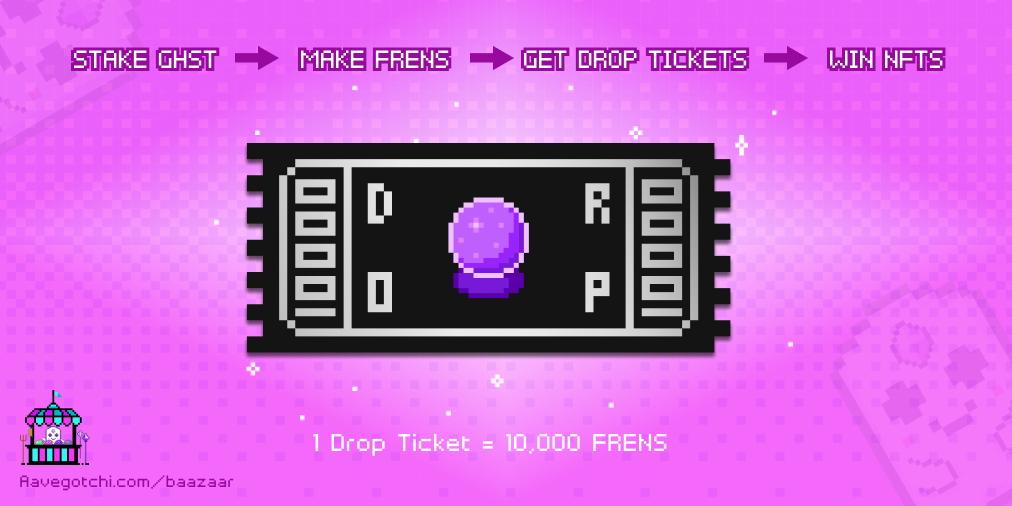 Win Big With Drop Tickets Now Live On vegotchi Com By vegotchi Medium