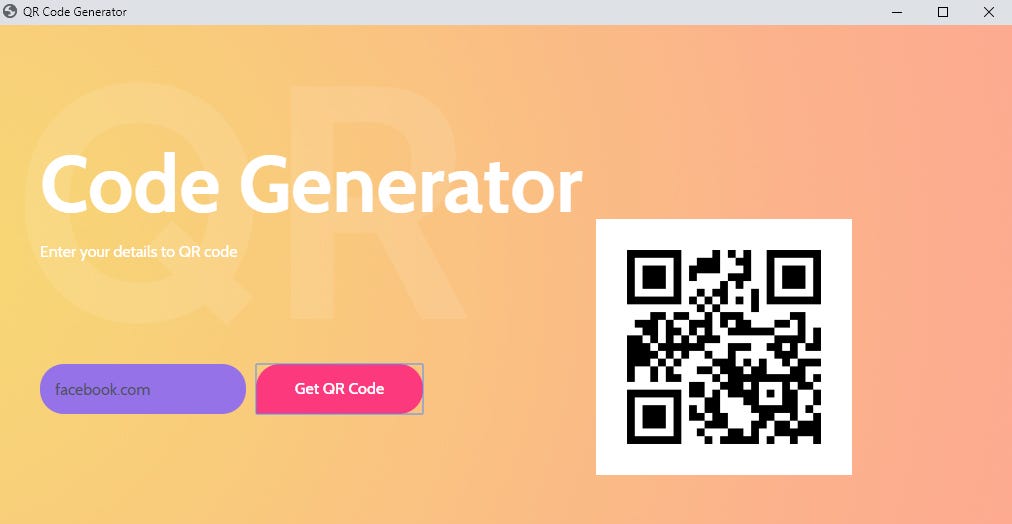 Your 1st standalone python app-QRCode generator | by tech duck | Medium