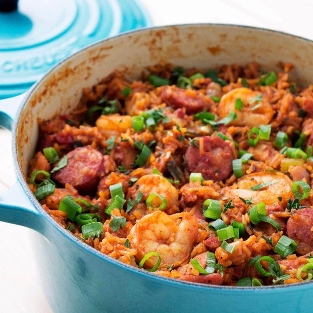 Jambalaya. Brown in Dutch oven by Hailey Toews Medium