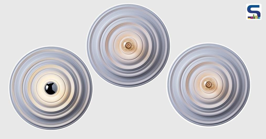 Decorative Luminous Wall Fittings In Paris Plaster Surfaces