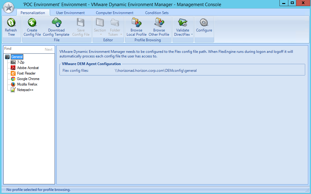 VMware Dynamic Environment Management — part 5 — DEM-Download-Config ...