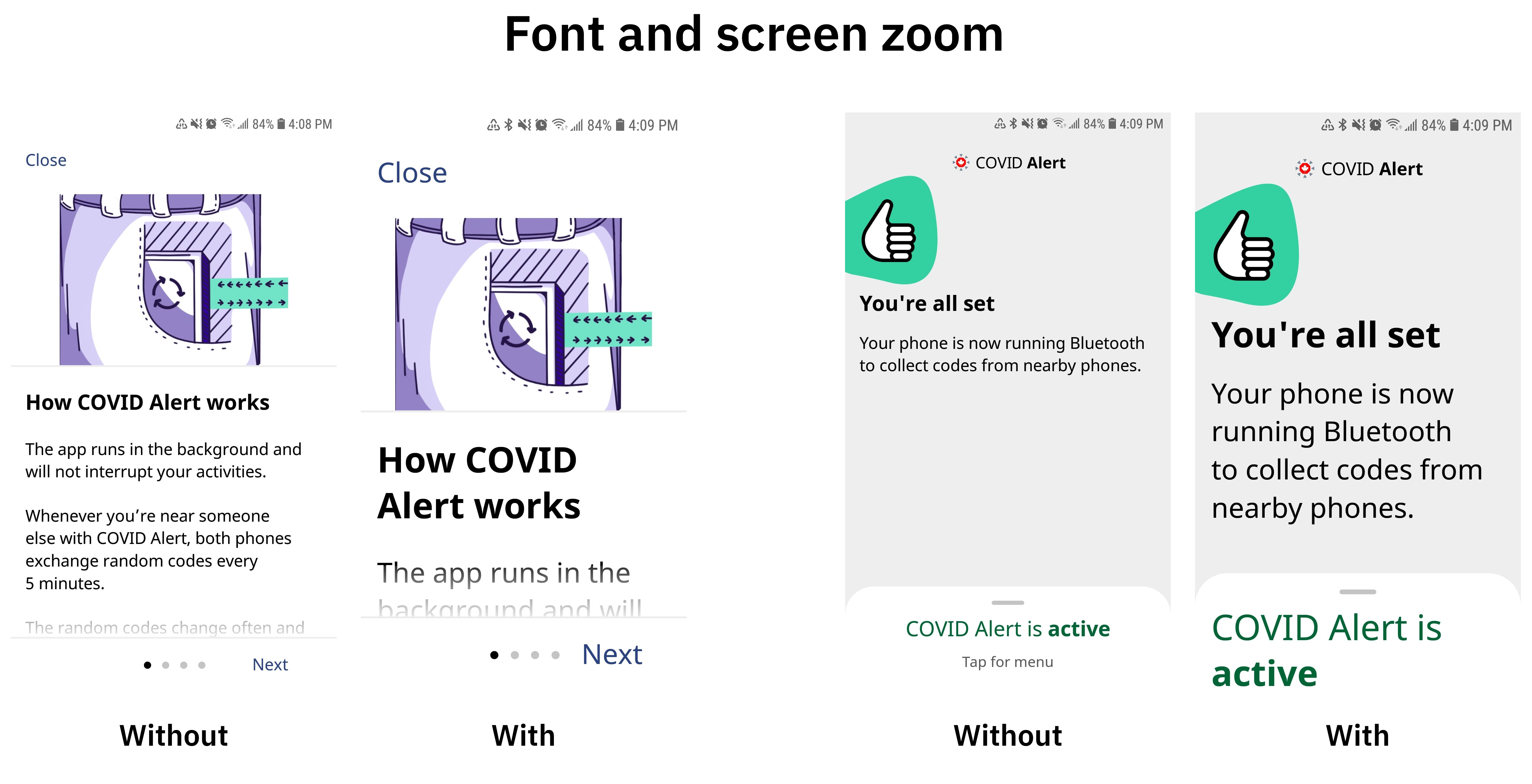 Covid Alert App What The Canadian Digital Service Design Team Did Right By Eric Chung Ux Collective Covid Alert App What The Canadian Digital Service Design Team Did Right By Eric Chung Ux Collective