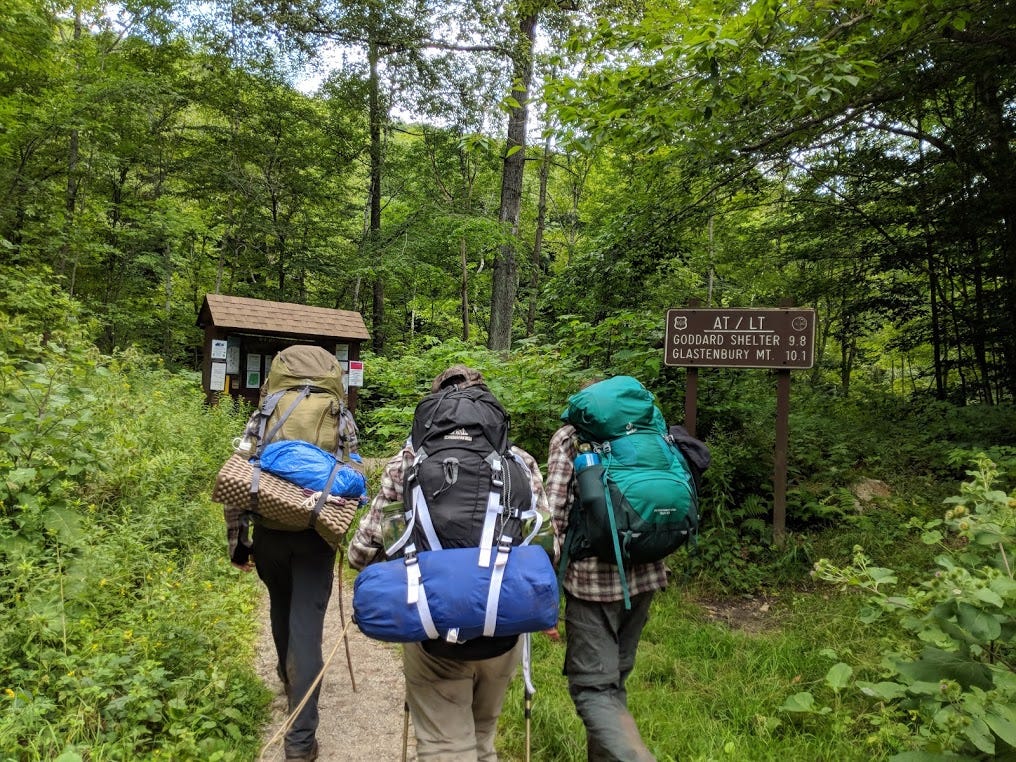 long trail backpacking