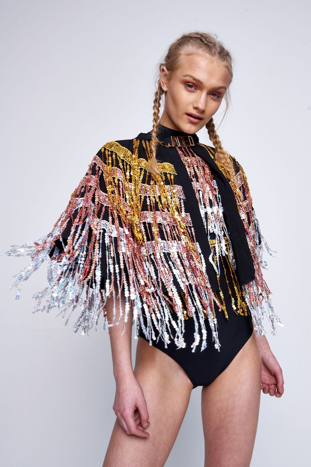 topshop beaded jacket