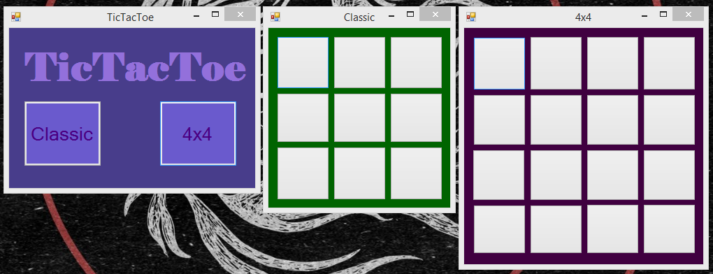 TicTacToe (Windows Forms App in C#) | by Irina Andreea | Medium