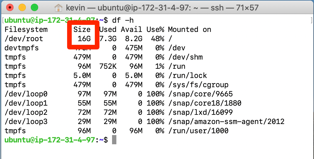 EC2 Ubuntu Increase EBS Size Kevin FOO Medium