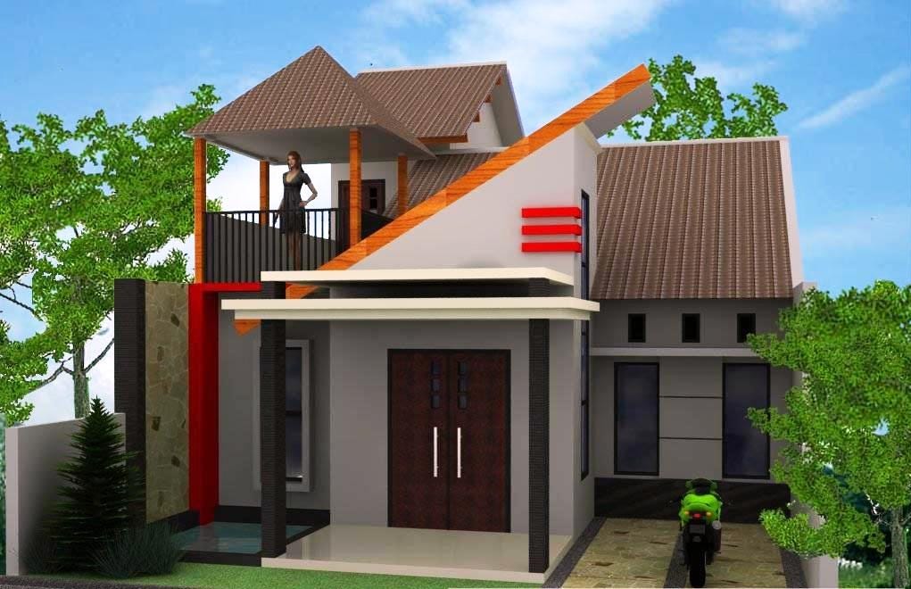  Contoh  Rumah  Tingkat Minimalis Tipe 36 Unik  by Rumah  