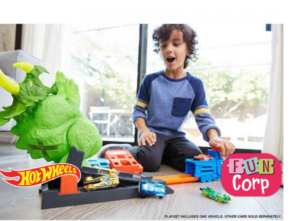 hot wheels smashin triceratops