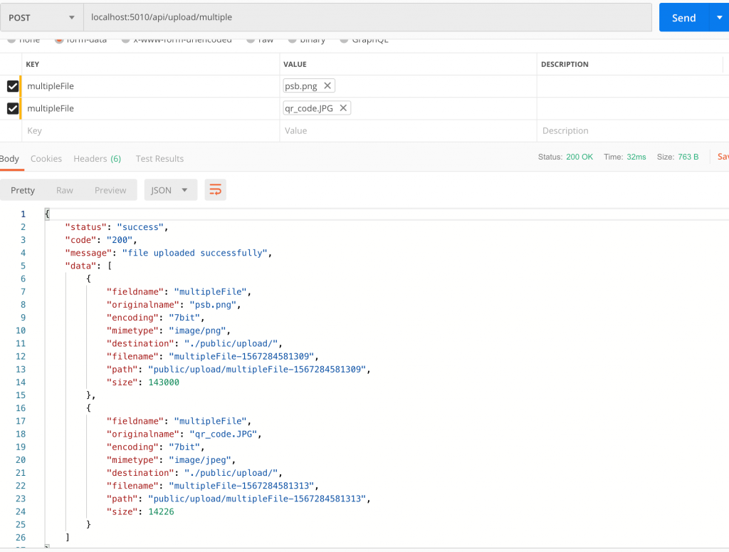 File Upload In Node.js Using Multer Middleware — CodesQuery | by Sachin ...
