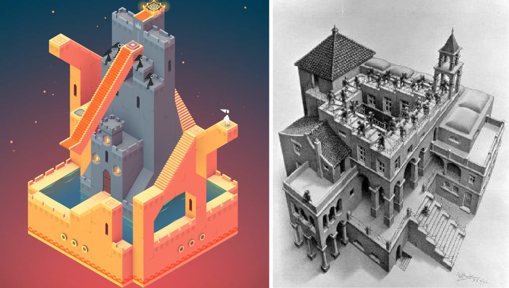 Jumping into Escher: Monument Valley | by D. Yvette Wohn | Igloo in the  Rainforest | Medium