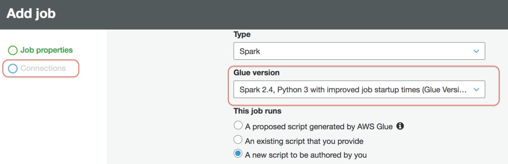 Using AWS Data Wrangler with AWS Glue Job 