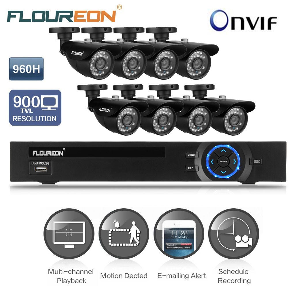 Price of Floureon 8CH 960H DVR Camera Security Kit in Nigeria | by Nigeria  News Fan | Medium