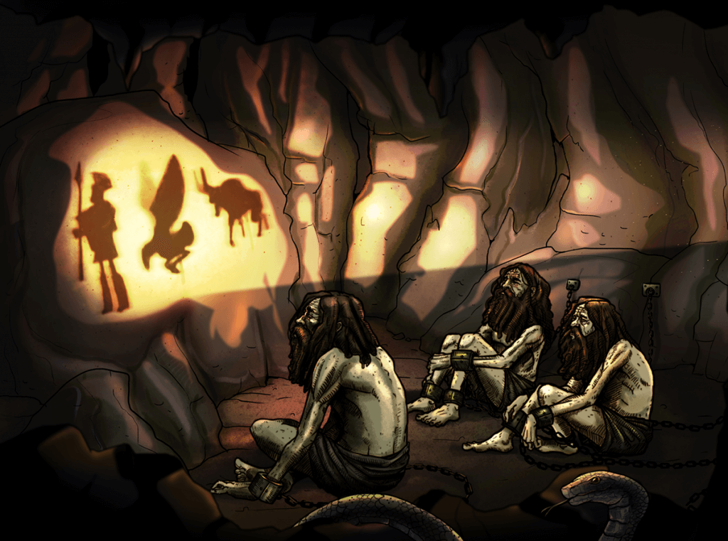 Plato’s Cave Allegory Excerpts. A group of prisoners lived chained to