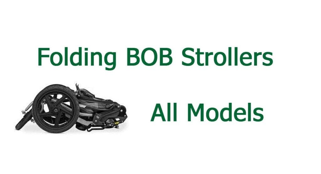 how to collapse bob jogging stroller