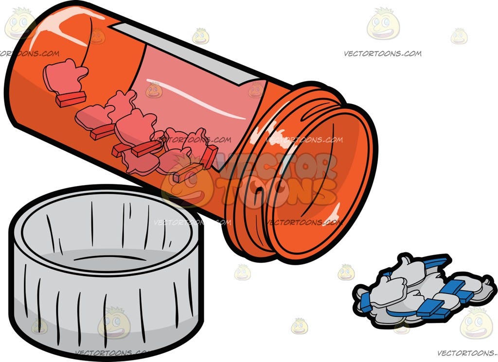 A Pill Bottle Filled With Facebook Likes.