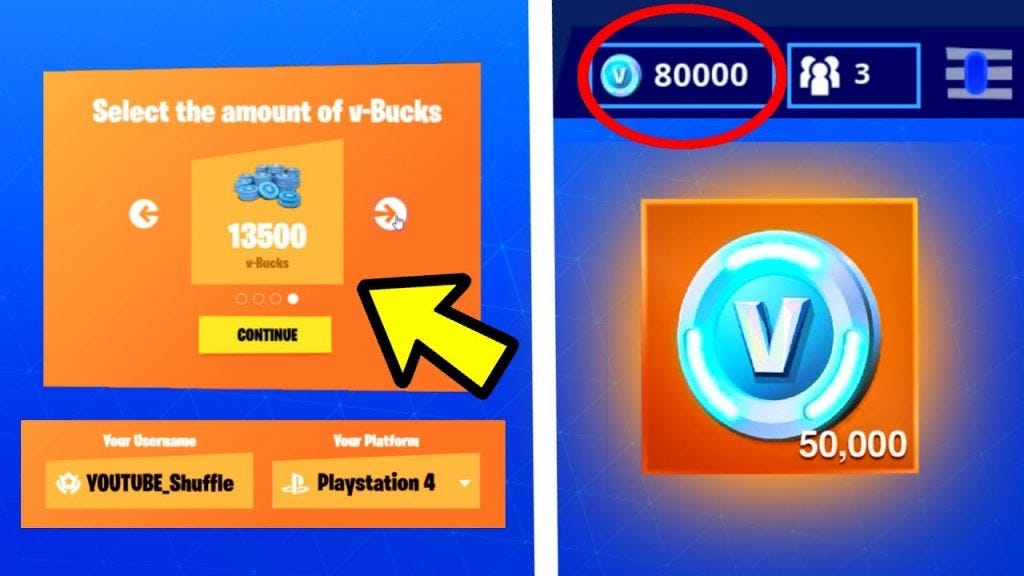 NEW】FORTNITE V-Bucks generator 250K up to 1M - ÄNå Šš - Medium