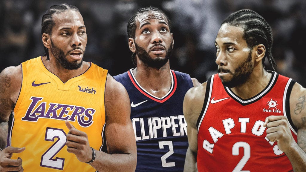 kawhi leonard in lakers uniform