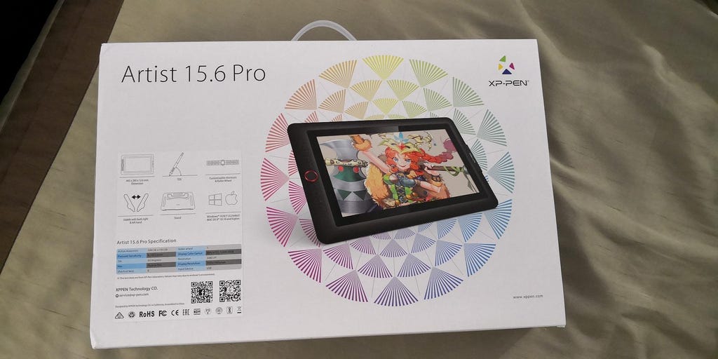 激安のxp Pen液晶ペンタブartist 15 6 Pro レビュー 液タブが高いというのはもはや幻想 By Tablet Pen Medium