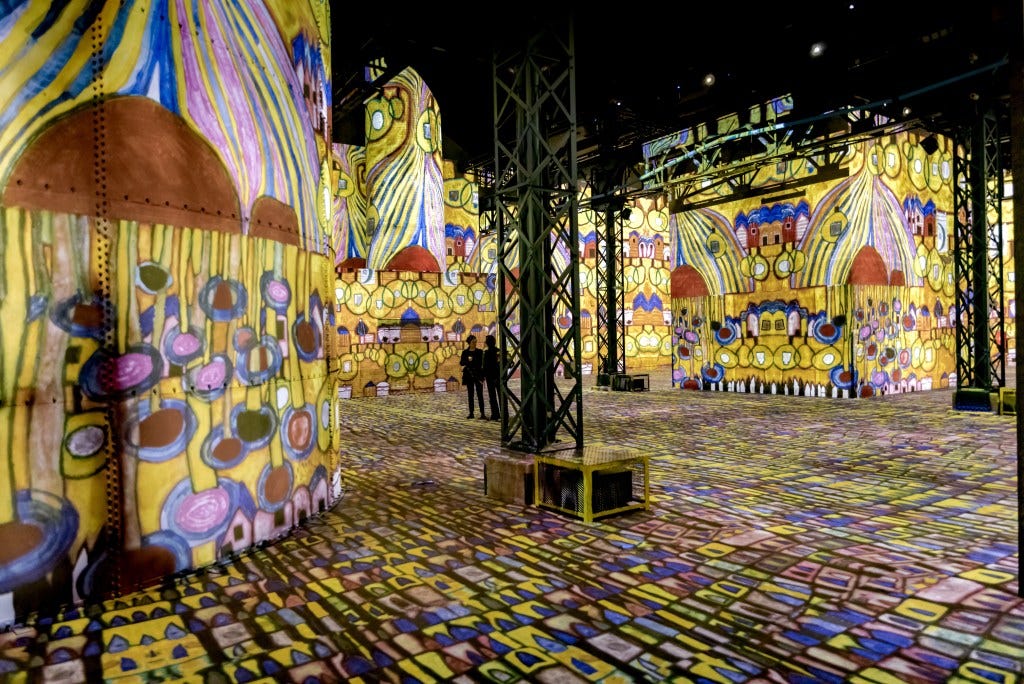 Music Makes Art Magic Atelier Des Lumieres By Margy Waller Medium